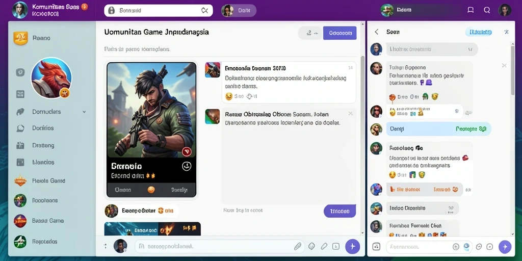 Screenshot menunjukkan karakter pilihan dalam aksi penuh warna.