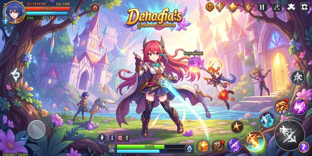 Screenshot saat memasuki level baru yang menantang.