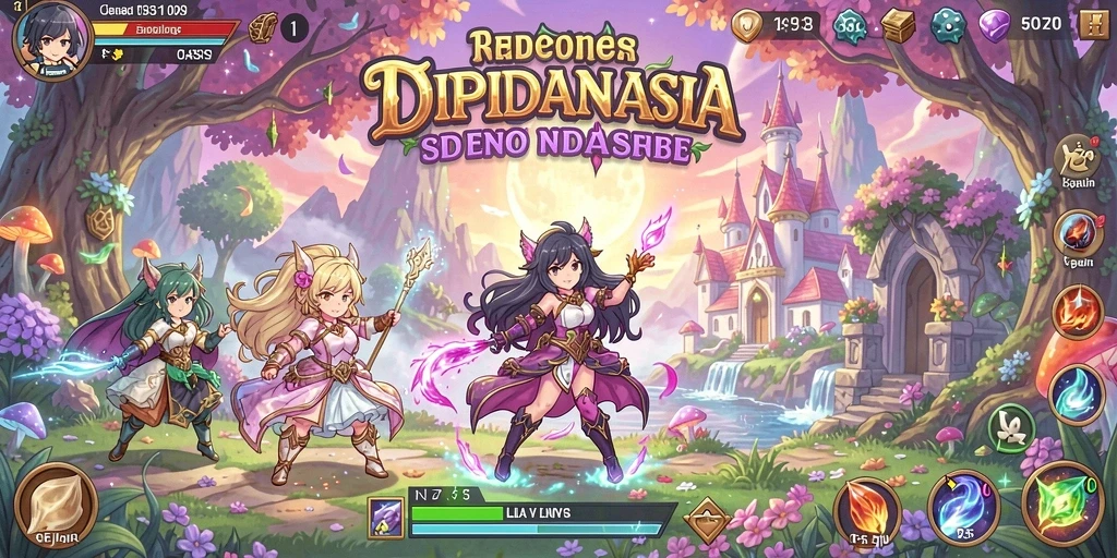 Screenshot 1: Pilihan karakter yang beragam untuk dipilih.
