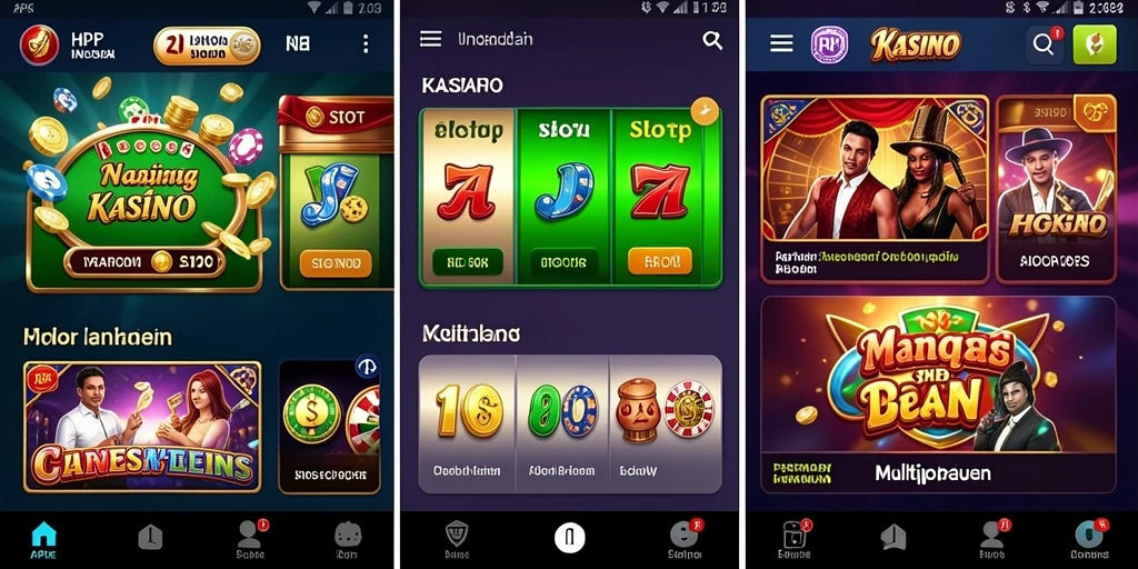 Tampilan awal permainan yang menarik dan intuitif.